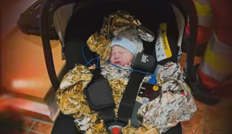 Vánoce, na které se nezapomíná. Muž si odrodil své dítě sám, jen s operátorkou na uchu