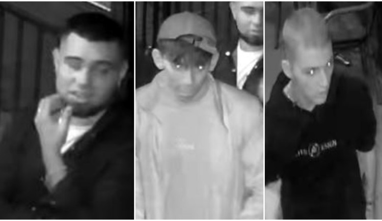 Výtržníci napadli a zbili dva muže, policie by ráda mluvila s mladíky na fotografiích