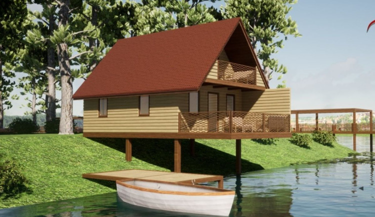 Hradecký kemp Stříbrný rybník bude mít další lákadlo, chatky nad vodou