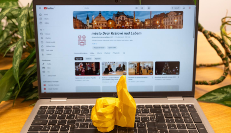 Nejlepší YouTube kanál mezi městy má Dvůr Králové. Vyhrál Zlatý lajk