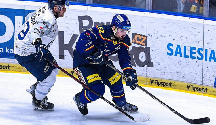 Hokejisté Českých Budějovic vyhráli nad Plzní 5:1 a uspěli doma potřetí za sebou
