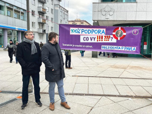 FOTO: V Hradci se už podruhé sešly stovky lidí na podporu prezidenta