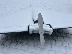 I Hradec Králové může být cíl, připomíná maketa dronu šáhid na Malém náměstí