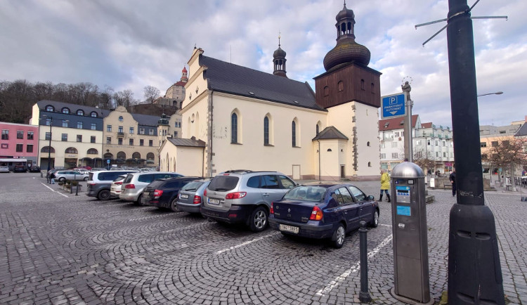 Náchod parkování_město Náchod