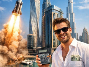 Z makléře prodávajícího byty v Dubaji si lidé dělají legraci, vznikají koláže