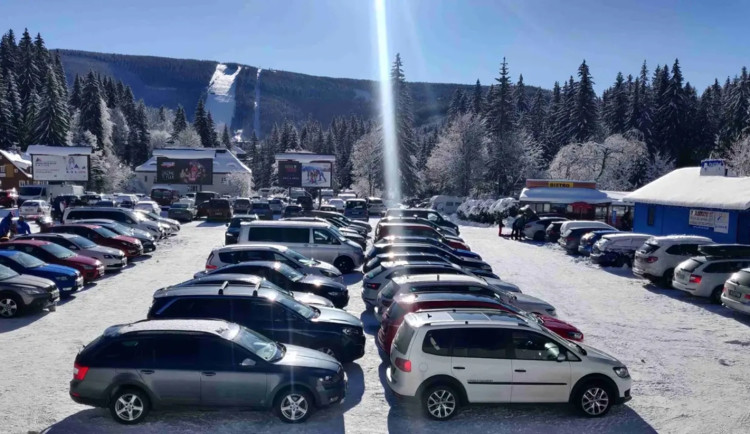 Parkoviště Medvědín, ilustrační foto. Foto: Se svolením města Špindlerův Mlýn