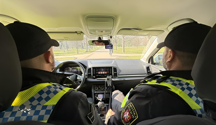 Neobvyklé vysvětlení řešili strážníci Městské policie Hradec Králové na pěší zóně u Atria.