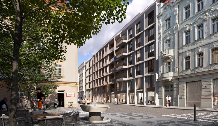 VIZUALIZACE: Penta postaví v Petrské čtvrti byty za víc než 1,1 miliardy