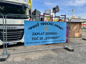 Nehoda na horské dráze v Hradci: Bezpečnost na pouti stojí na provozovateli