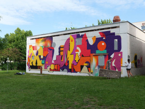 FOTOGALERIE: Street Art Festival přinesl nové muraly i návrat k poničenému dílu Tiny Chertové