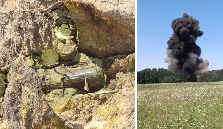 VIDEO: Starý most na Jesenicku ukrýval od války trhavinu. Pyrotechnik ji odpálil