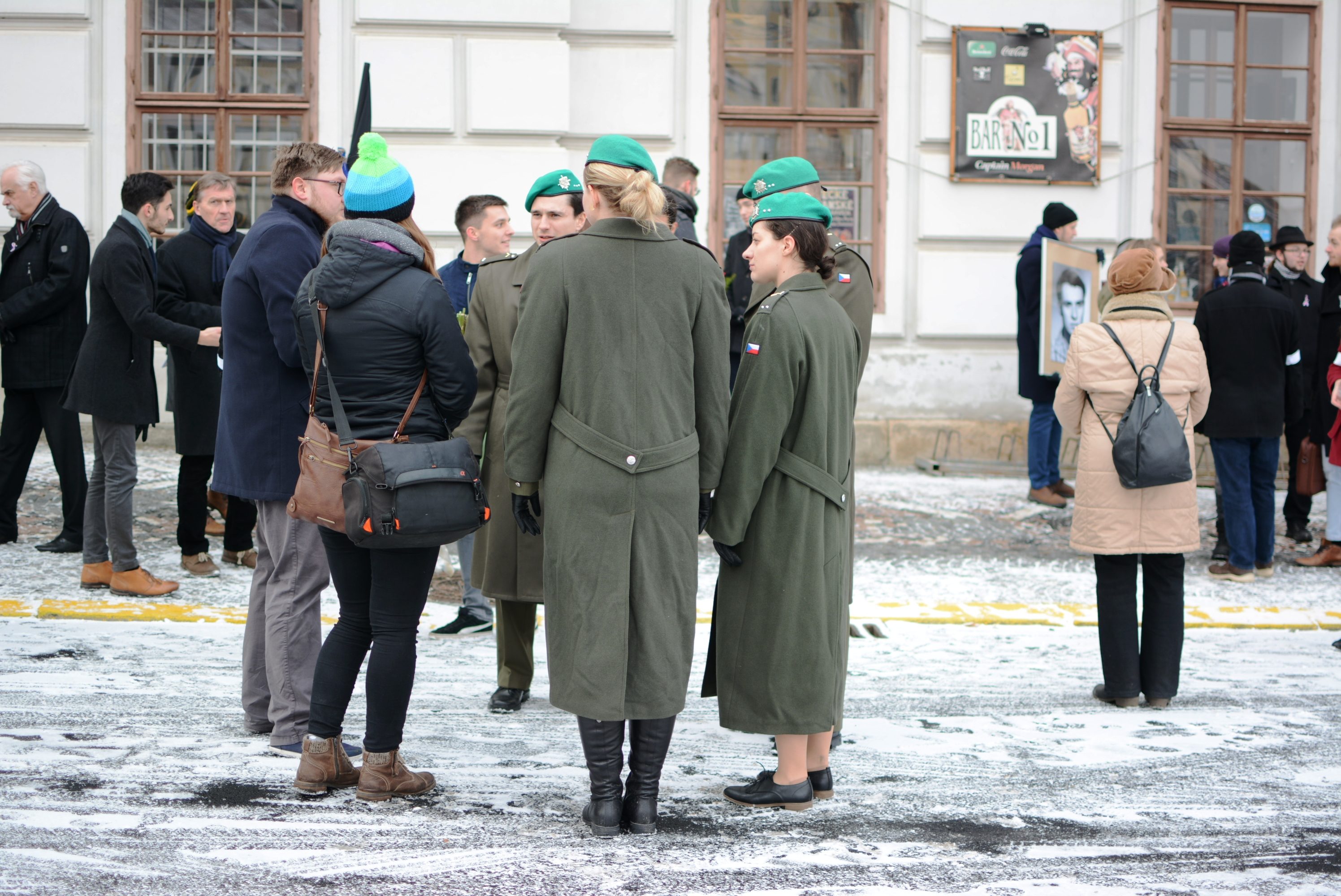 Centrem města prošel pietní průvod, studenti zopakovali pochod za Jana Palacha z roku 1969