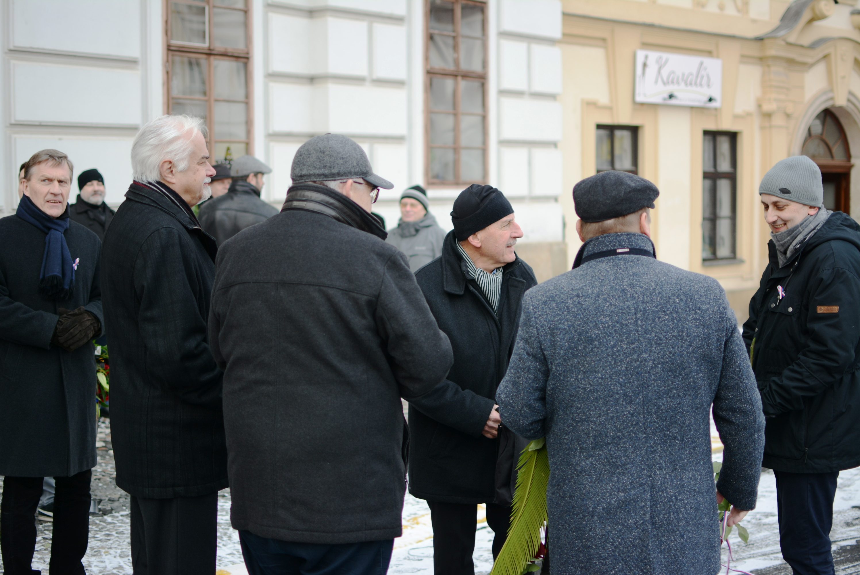 Centrem města prošel pietní průvod, studenti zopakovali pochod za Jana Palacha z roku 1969