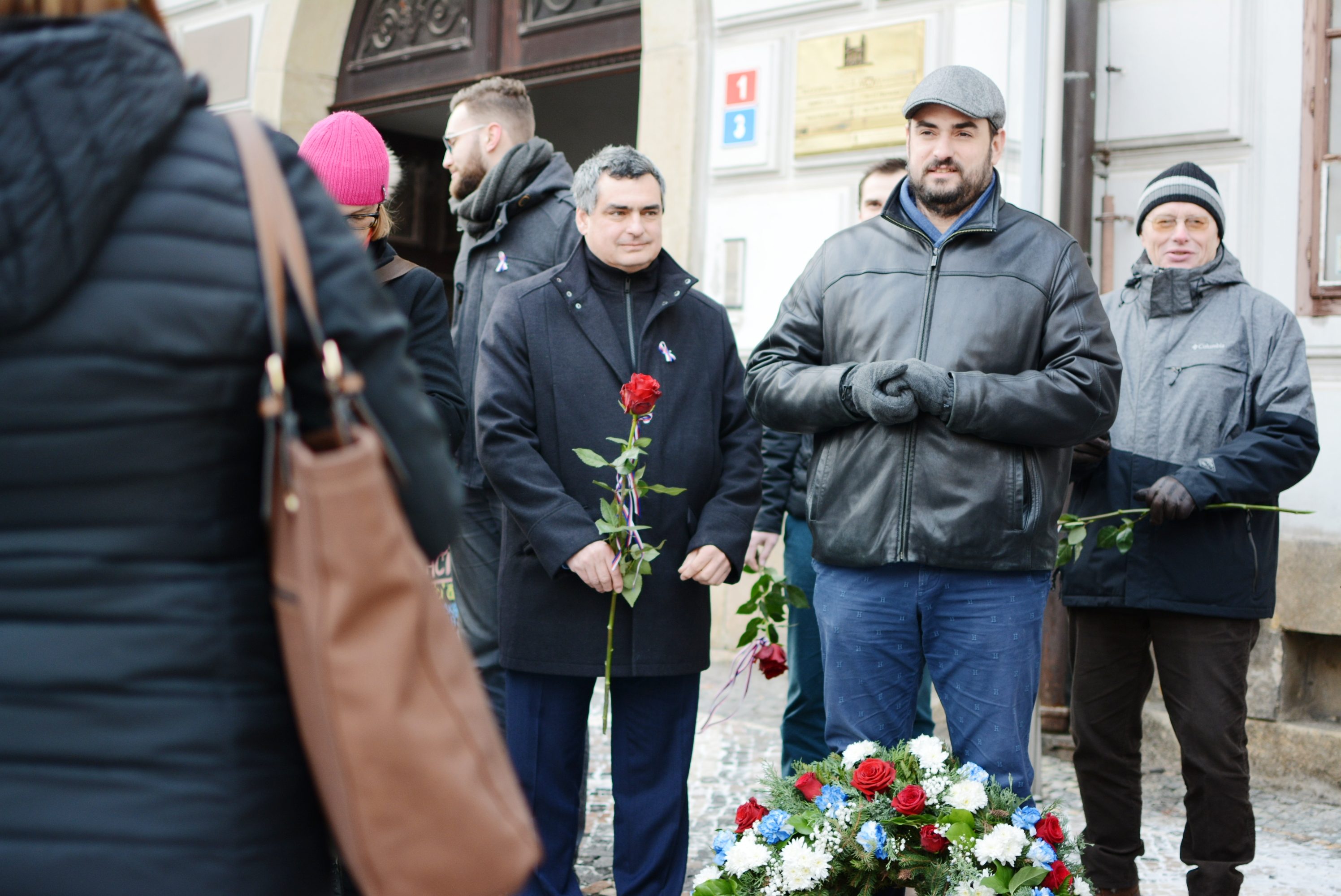 Centrem města prošel pietní průvod, studenti zopakovali pochod za Jana Palacha z roku 1969