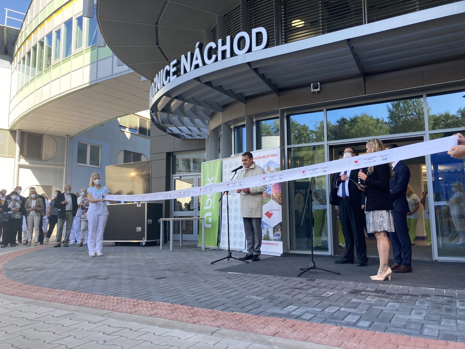 GALERIE: Nové pavilony nemocnice v Náchodě