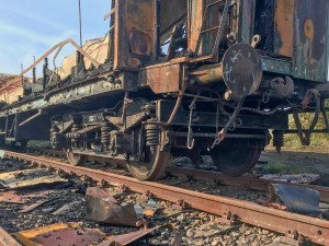GALERIE: Historické vagóny po požáru v Jaroměři