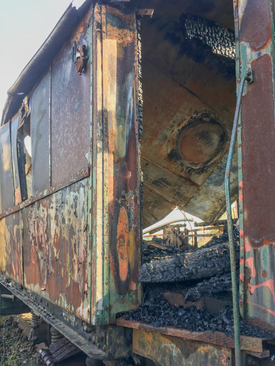 GALERIE: Historické vagóny po požáru v Jaroměři