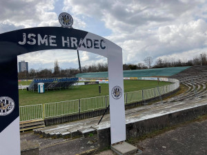Starý fotbalový stadion v Hradci Králové