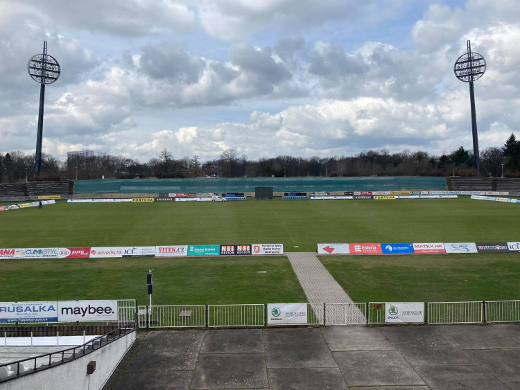 Starý fotbalový stadion v Hradci Králové