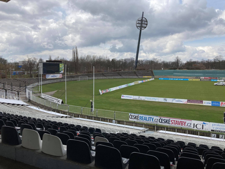 Starý fotbalový stadion v Hradci Králové