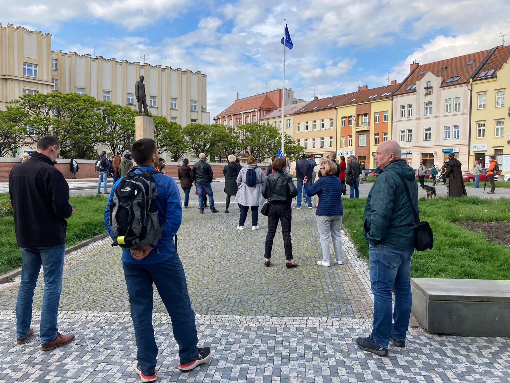 Demonstrace za nezávislost justice v Hradci Králové