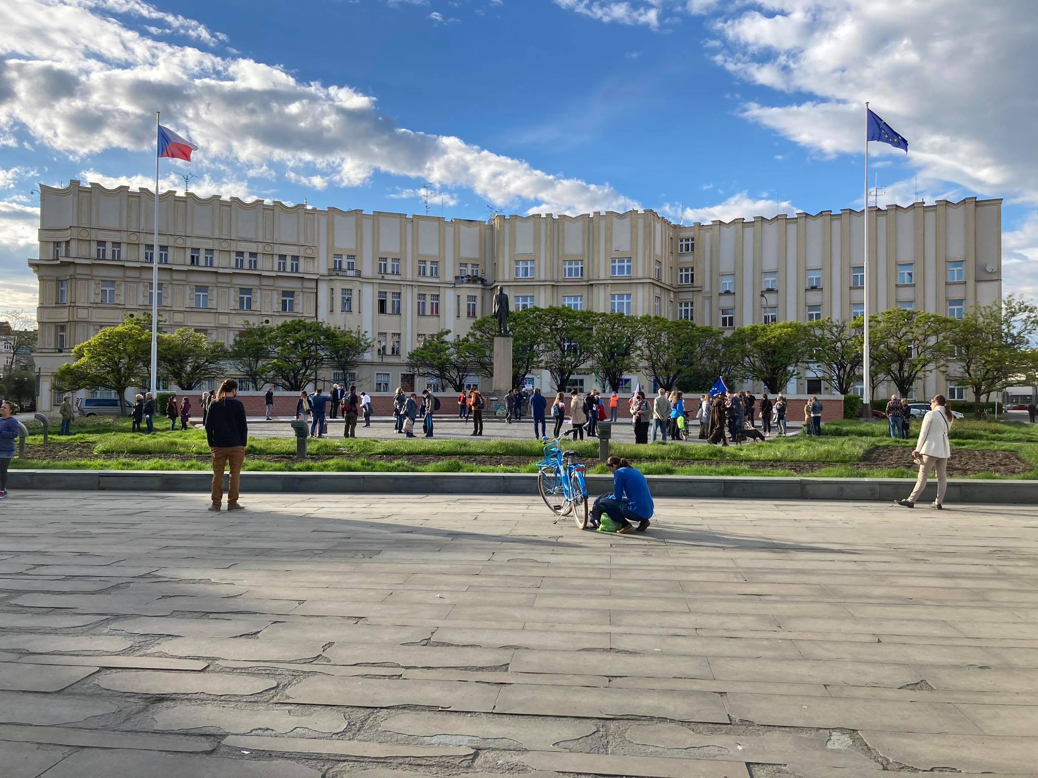 Demonstrace za nezávislost justice v Hradci Králové