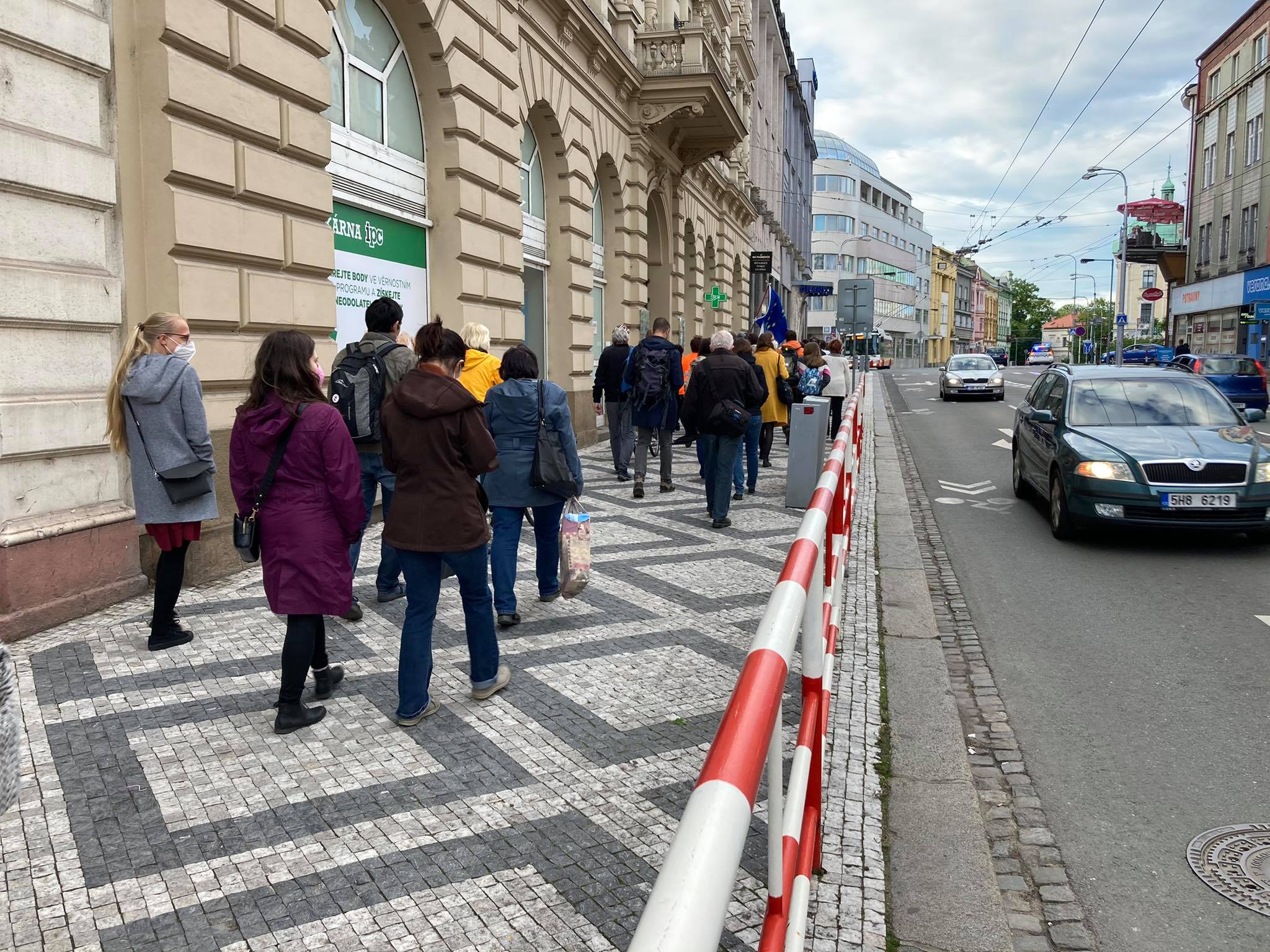 Demonstrace za nezávislost justice v Hradci Králové