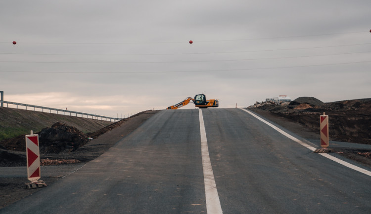 GALERIE: Rozestavěná dálniční křižovatka u Hradce Králové