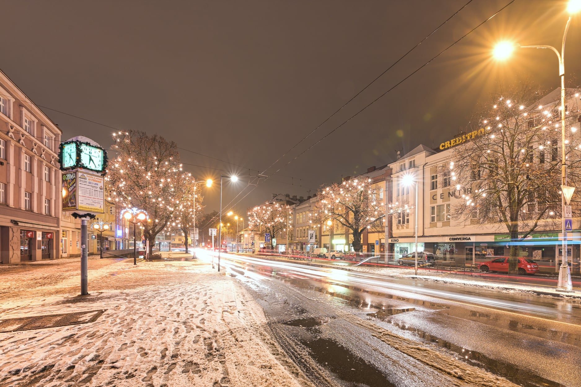 Vánočně osvícený Hradec Králové 2021 | foto: Zdeněk Puš