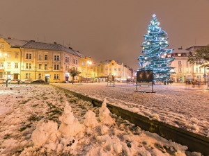 Vánočně osvícený Hradec Králové 2021 | foto: Zdeněk Puš