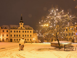 Vánočně osvícený Hradec Králové 2021 | foto: Zdeněk Puš