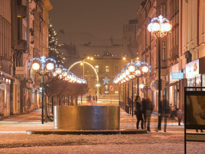 Vánočně osvícený Hradec Králové 2021 | foto: Zdeněk Puš