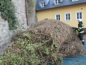Následky silného větru hasiči řešili i o víkendu