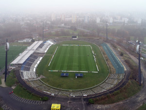 GALERIE: Stavba nového fotbalového stadionu v Hradci Králové