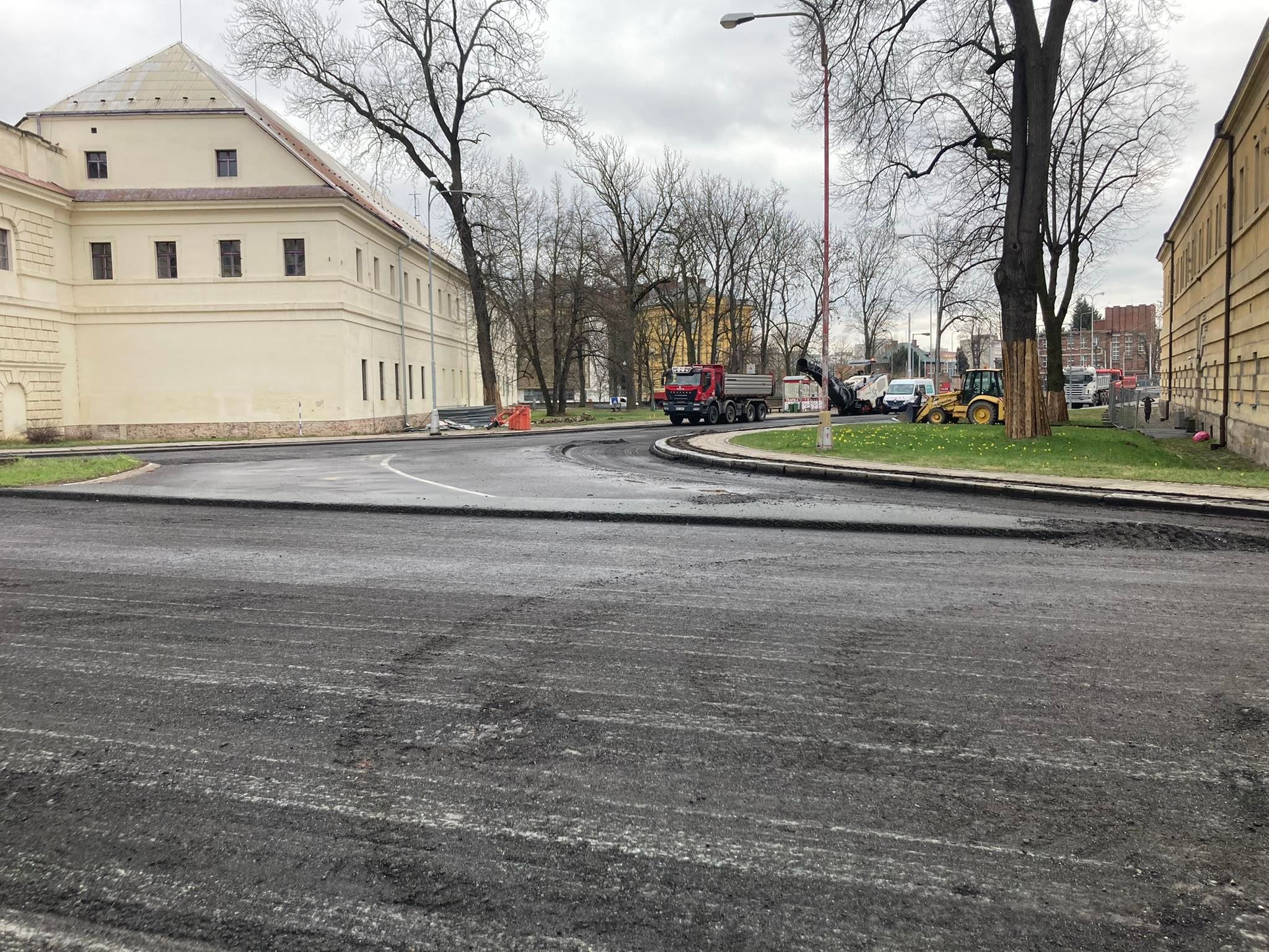 Rekonstrukce křižovatky Fortna v Hradci Králové