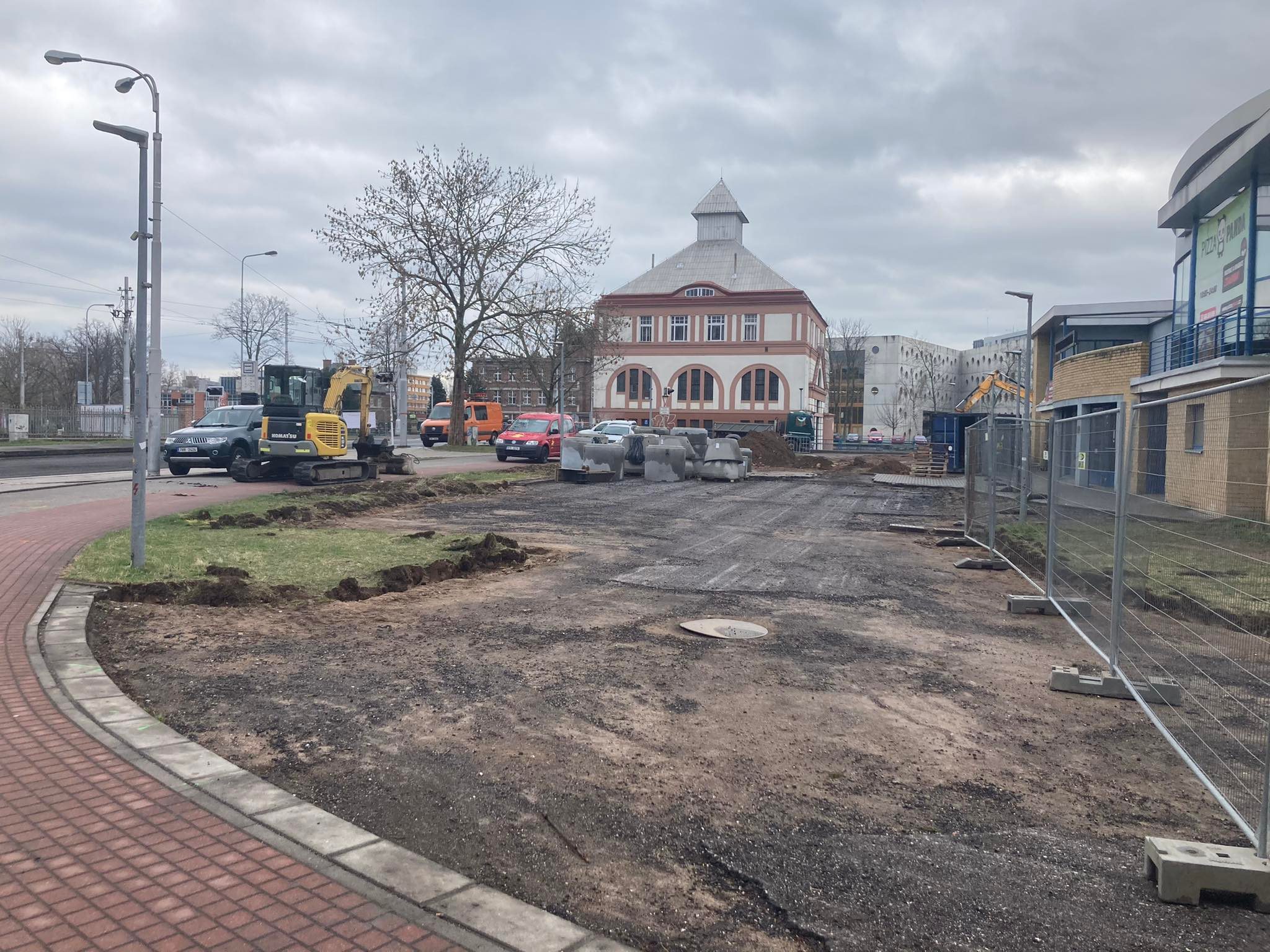 Rekonstrukce křižovatky Fortna v Hradci Králové