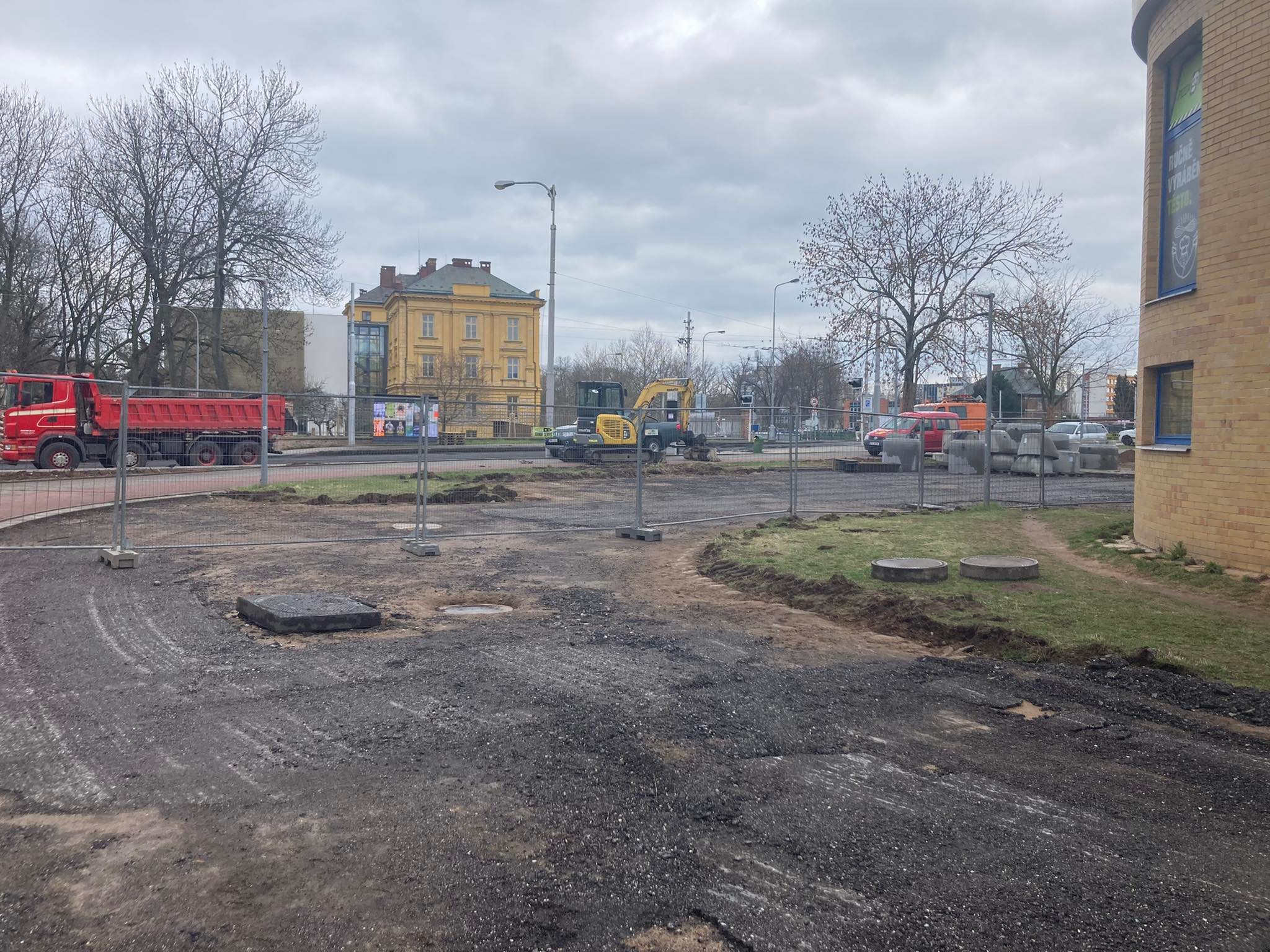 Rekonstrukce křižovatky Fortna v Hradci Králové