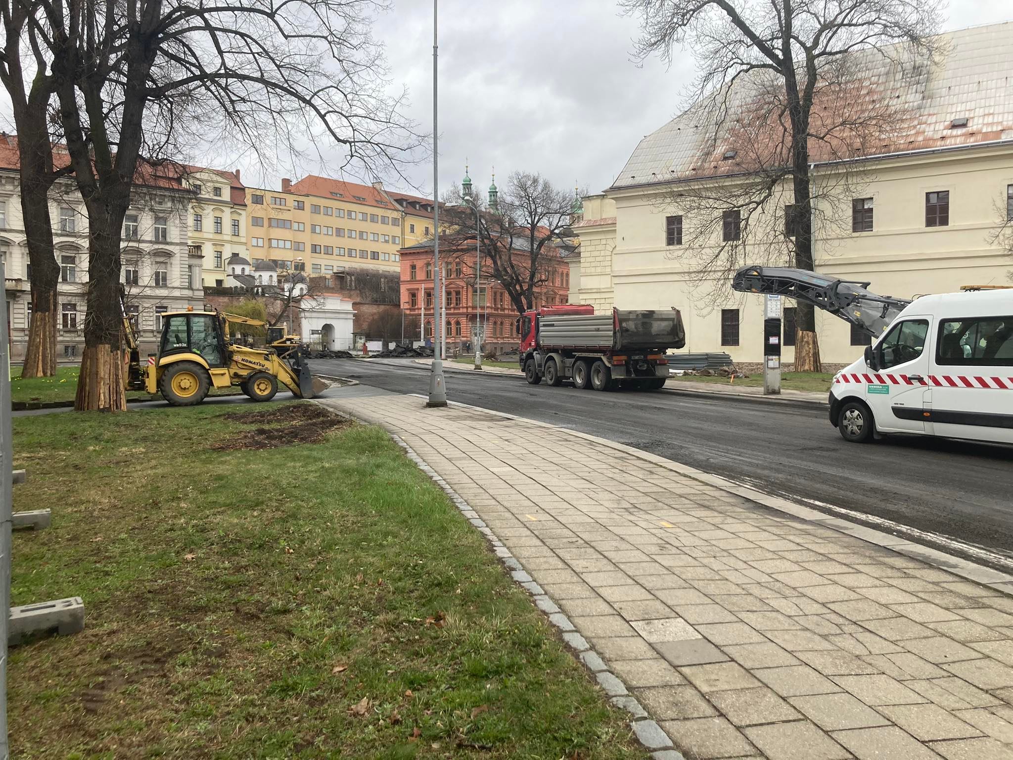 Rekonstrukce křižovatky Fortna v Hradci Králové