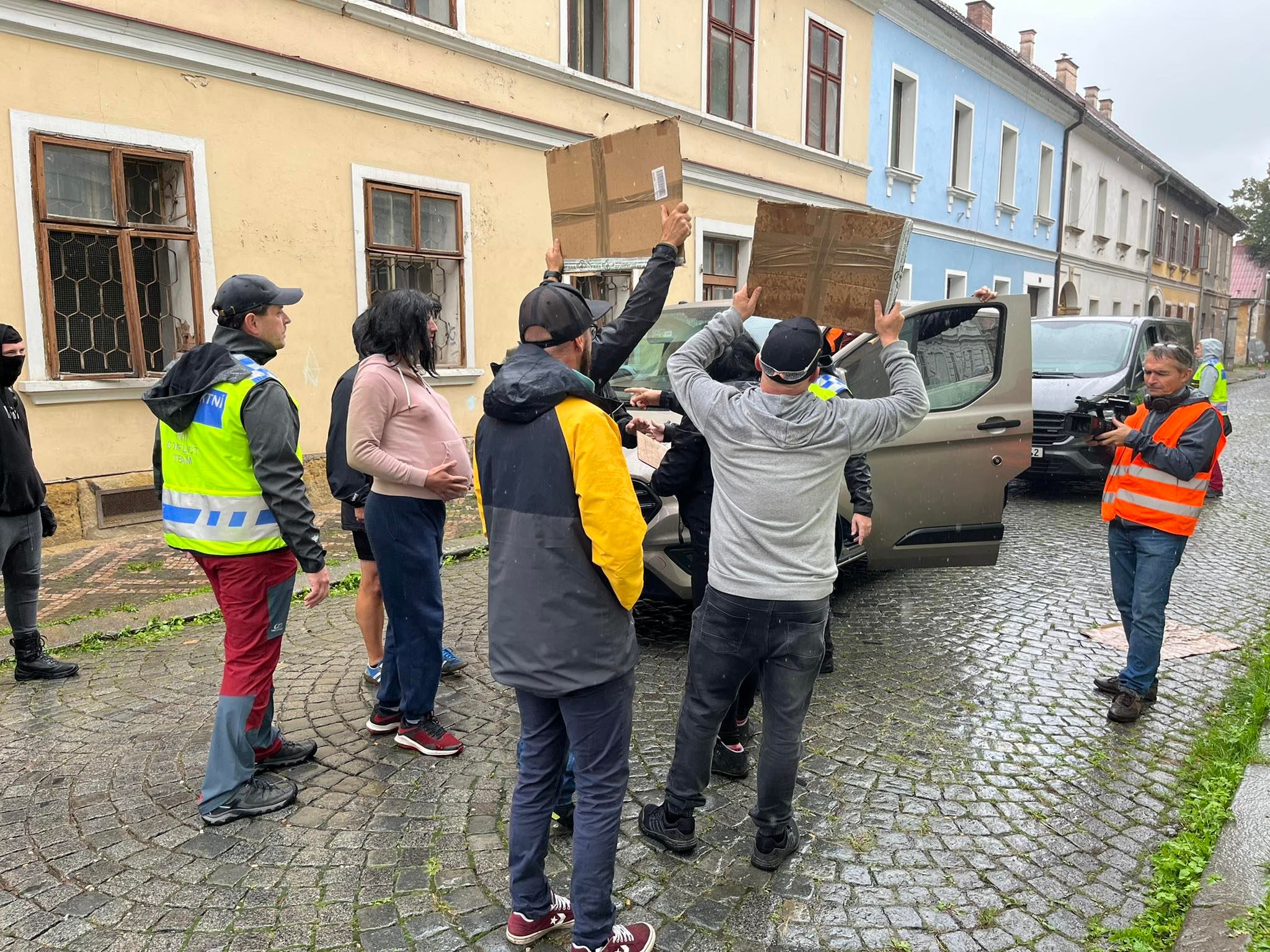 GALERIE: Policejní cvičení antikonfliktního týmu v Josefově