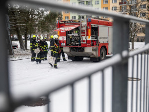 GALERIE: Cvičná evakuace seniorcentra v Hradci Králové