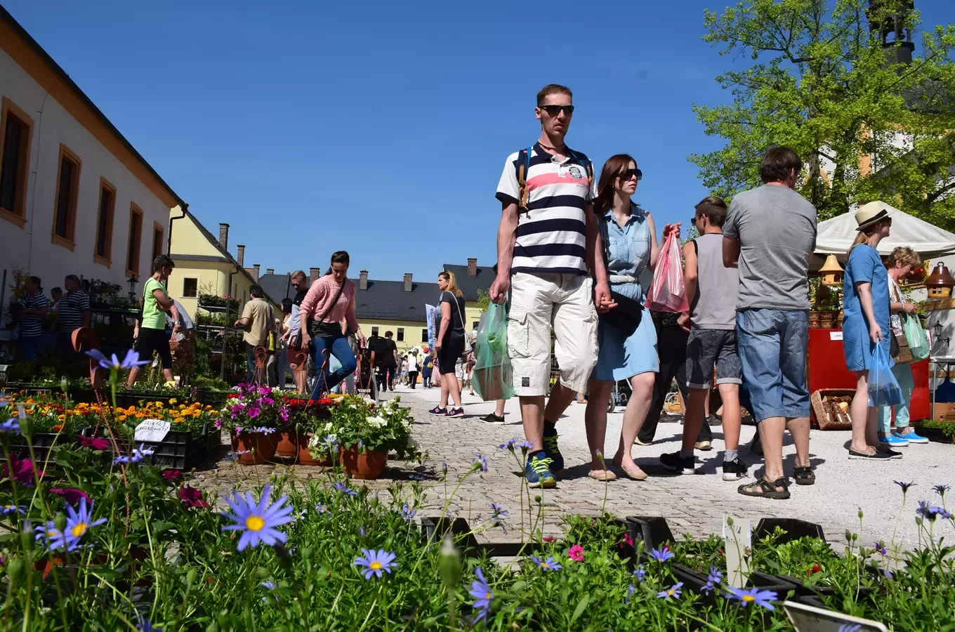 Zahradnické trhy na hospitálu Kuks