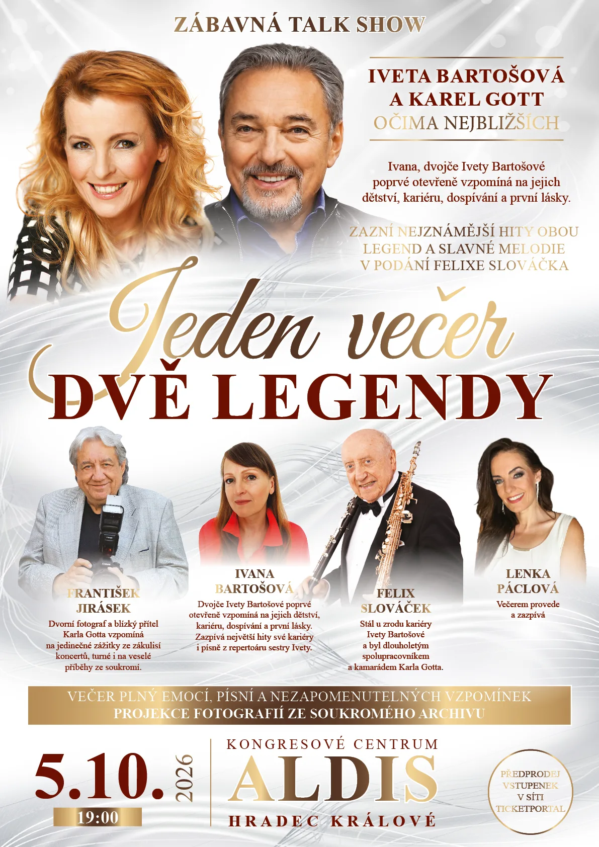 JEDEN VEČER - DVĚ LEGENDY