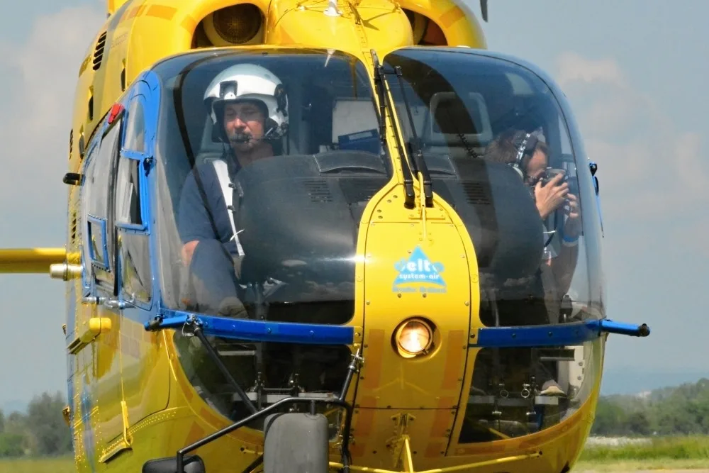 Helicopter show a Rally show