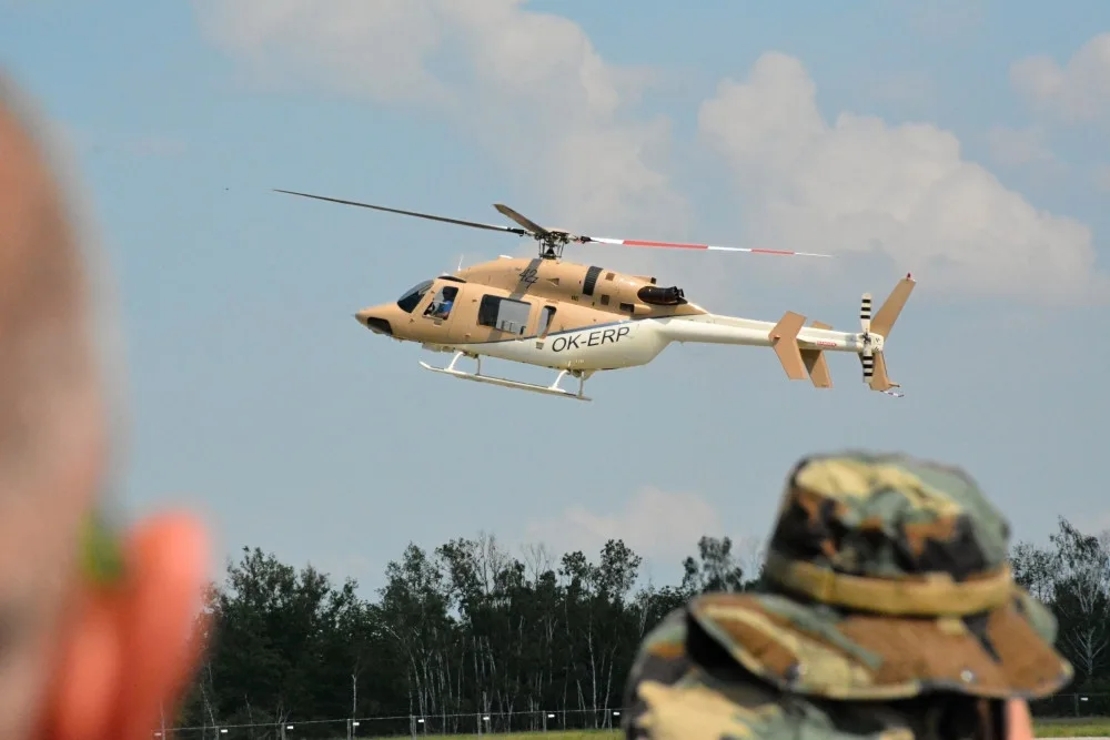 Helicopter show a Rally show