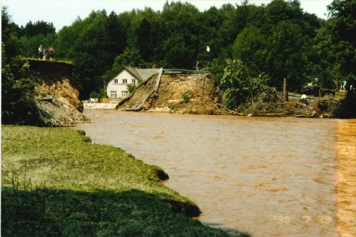 Následky povodní na Rychnovsku