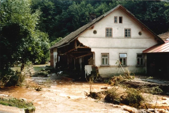 Následky povodní na Rychnovsku