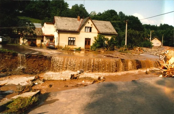 Následky povodní na Rychnovsku