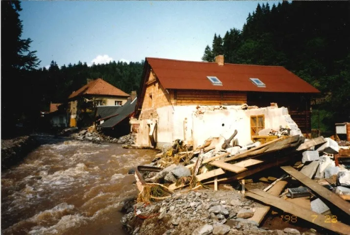 Následky povodní na Rychnovsku