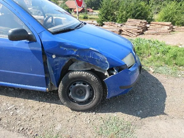 Následky srážky