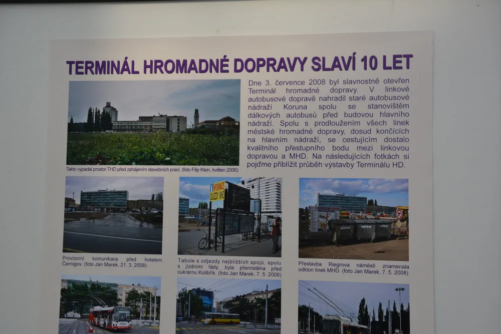 Výstava u příležitosti 90. výročí MHD v ulicích Hradce Králové